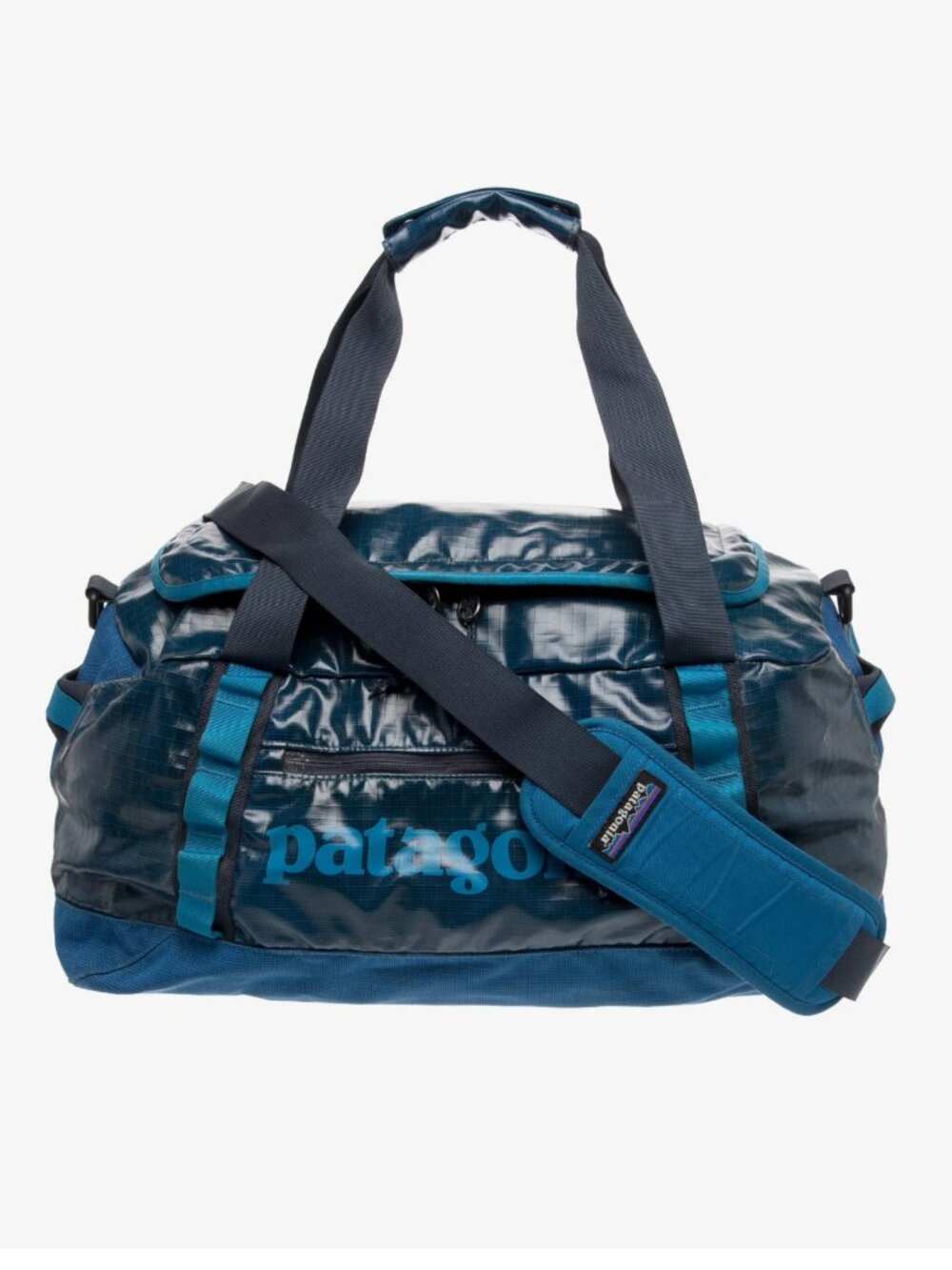 Patagonia Black Hole 40L Duffel Bag Blue Glossy Travel Carry On